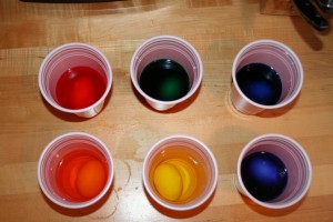 Coloring Easter Eggs
