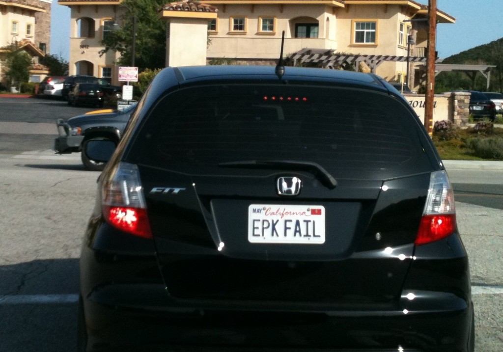 License Plate Fail License Plate Fail
