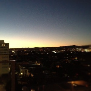 Sunset, from The Hotel Wilshire