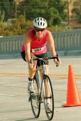 lisa on bike