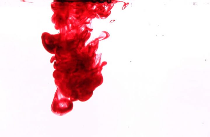 red bloom of ink