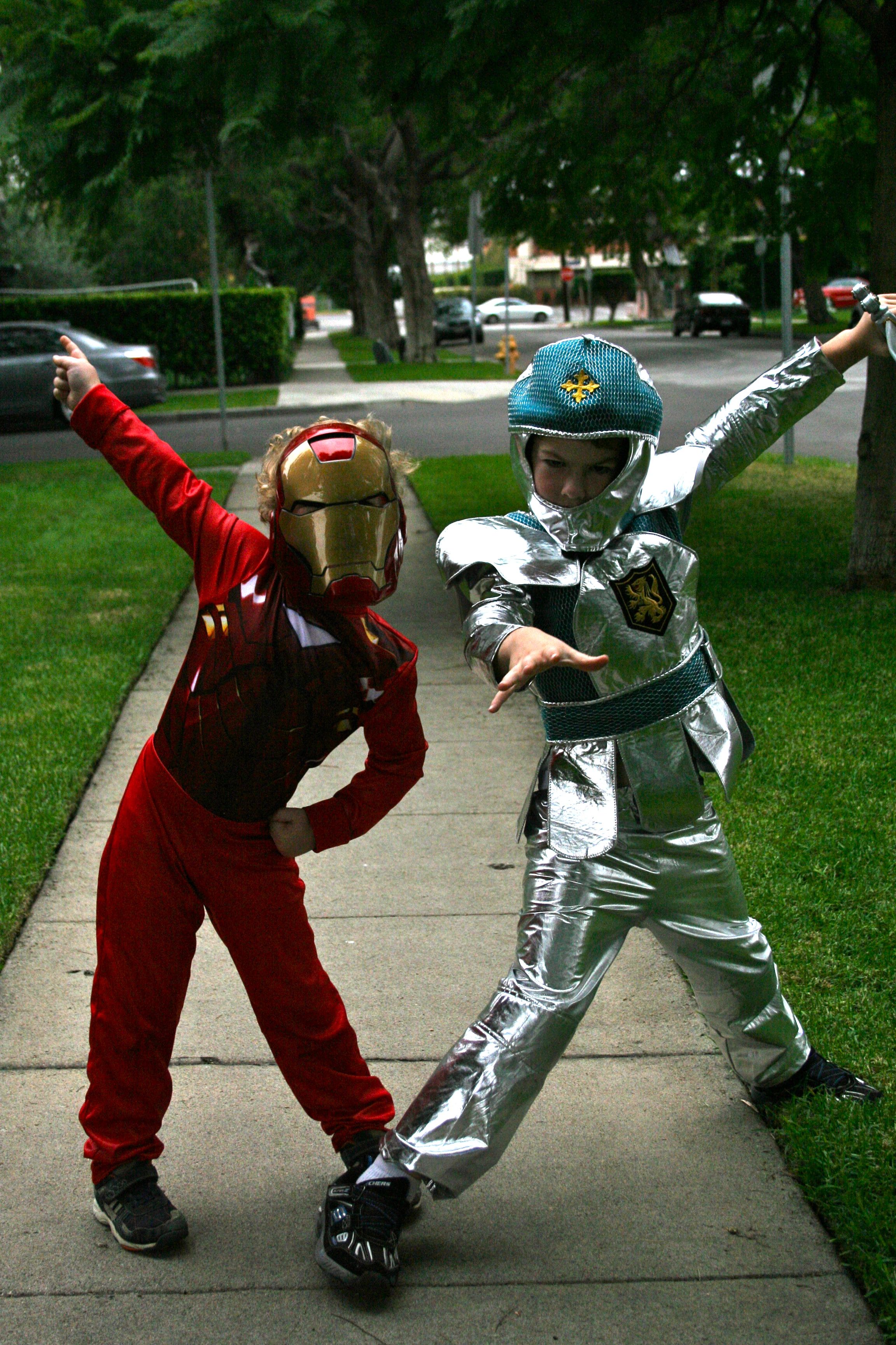 Ironman and Knight Halloween Costumes