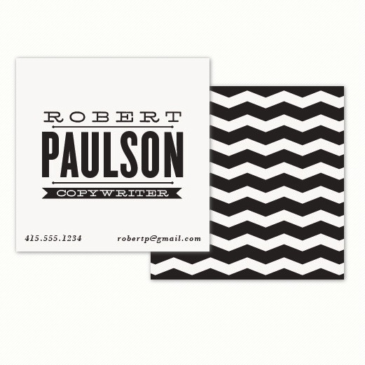 square minted business card