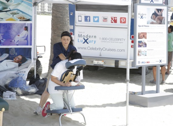 Celebrity Cruises' First Ever "A Taste of Modern Luxury Tour" Kicks off at The World Series of Beach Volleyball