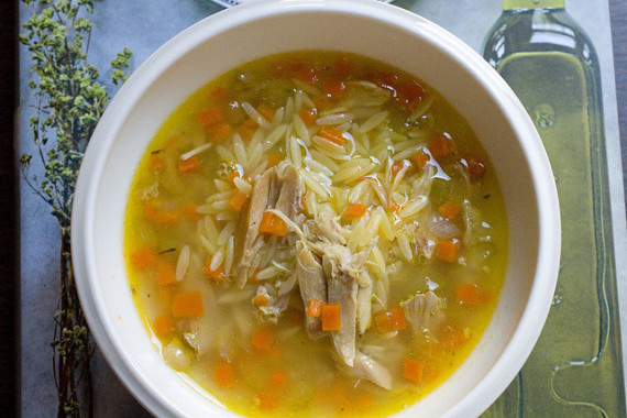 chicken soup with orzo
