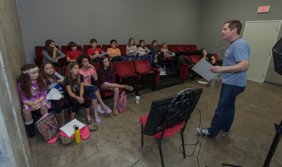 David ccoaching the On-Tape week