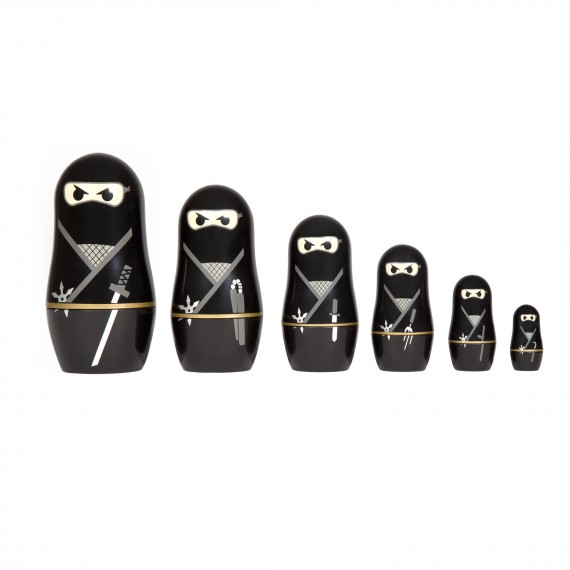 ninja nesting dolls
