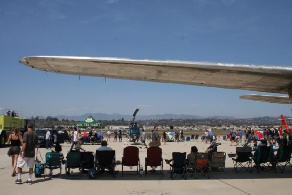 air show wing shade