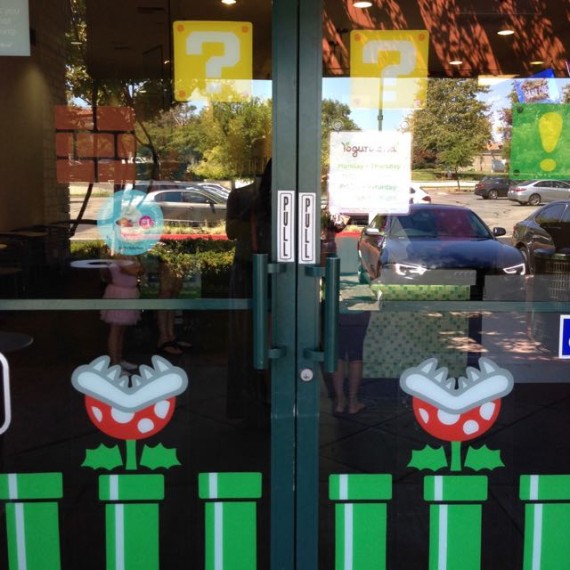yogurtland super mario storefront