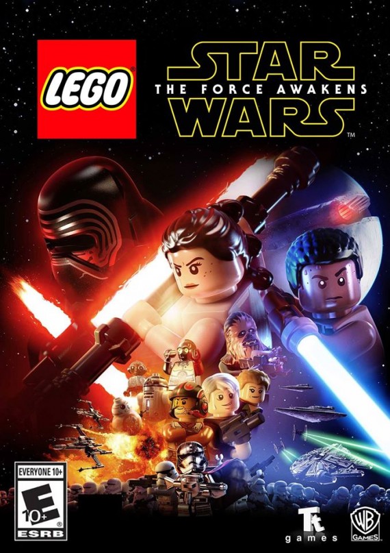 lego star wars force awakens cover