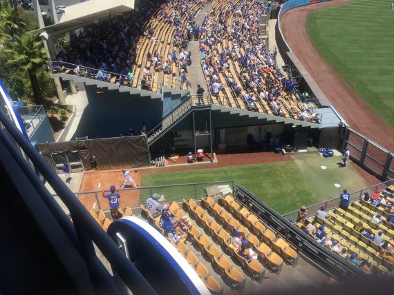 Dodger Stadium bullpen