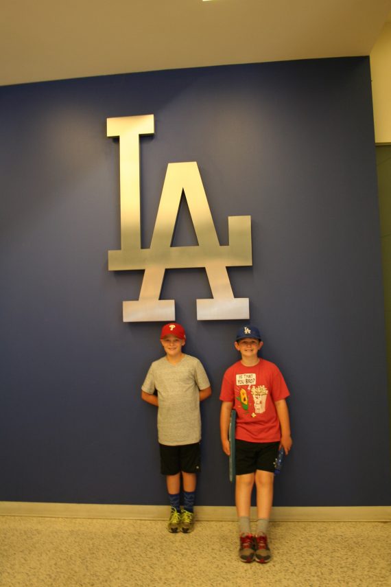 Dodger Stadium LA symbol