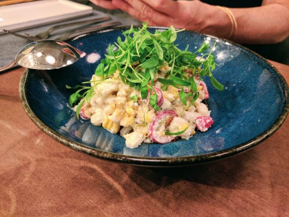 airport hotel hominy salad
